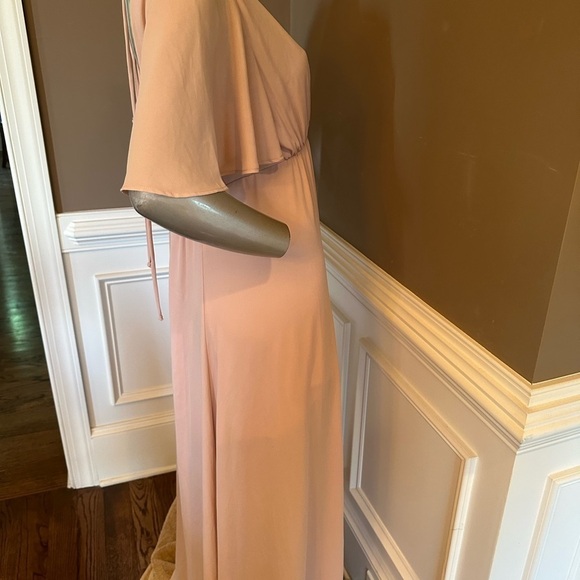 Show Me Your Mimi Formal/Bridesmaid Pink Maxi Dress Sz Medium - Picture 2 of 3